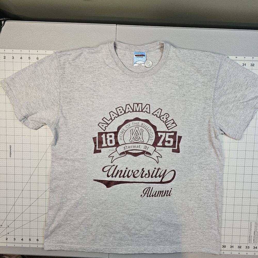 Vintage Alabama A&M Tshirt Mens Large Bulldogs Alumni Y2K Football Streetwear